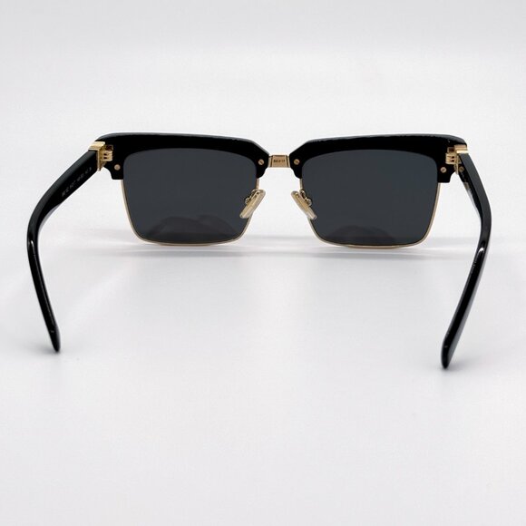 NEW MIU MIU MU10ZS 1AB5S0 WOMEN SUNGLASSES SMU 10Z 1AB5S0 BLACK EYEWEAR MU 10ZS - Picture 7 of 11